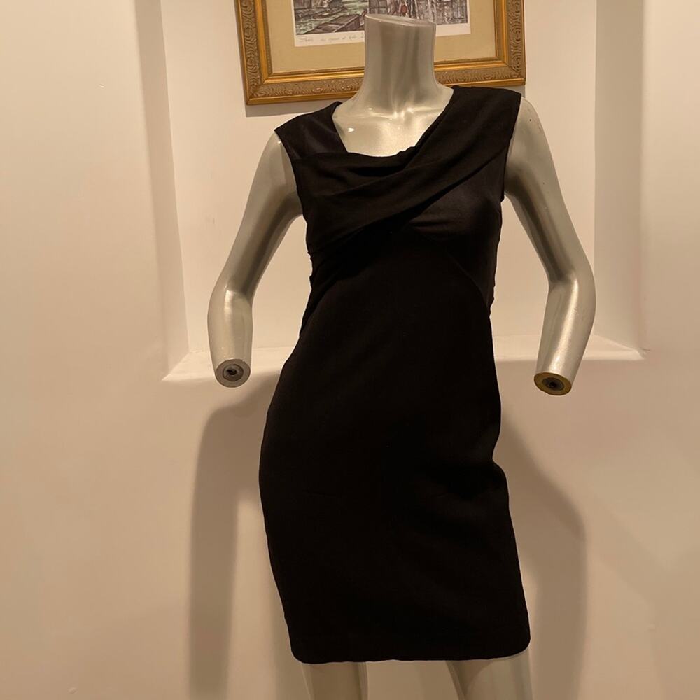 Helmut Lang Sleeveless Black Mini Dress Size 0